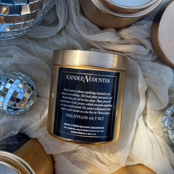 8 oz Philippians Bible Inspired Hand Poured Candle